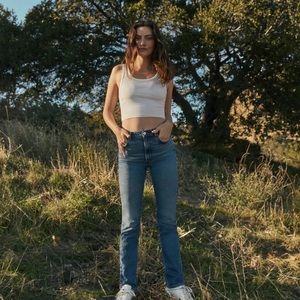 REFORMATION Liza Ultra High Rise Straight Jeans Size 26